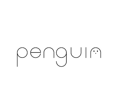 Penguin creative concept / Logo design