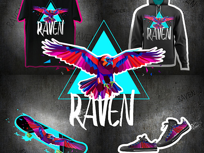 Print RAVEN for youth clothing brand