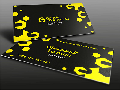 Business card design brand business card design corporate identity design identity logo polygraphy vector