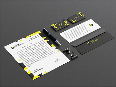 Corporate identity for a construction company