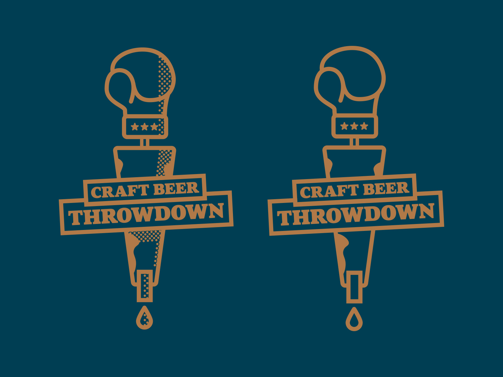 Craft Beer Throwdown Logo by Chris Diggs on Dribbble