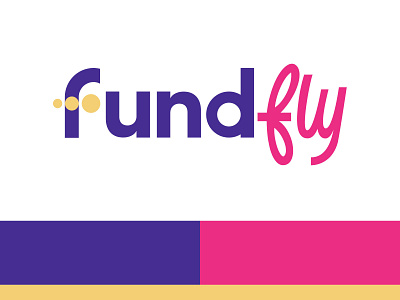 FundFly Logo brand identity branding illustration logo type