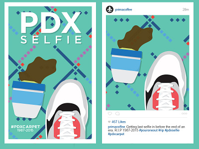 PDX Selfie coffee nike pdx pdx carpet portland