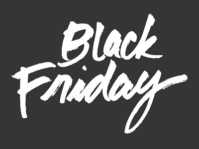 Black Friday black friday hand lettering sharpie