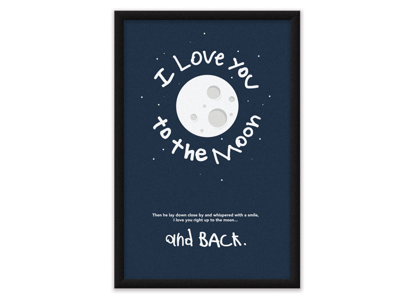 Moon Poster by Chris Diggs on Dribbble