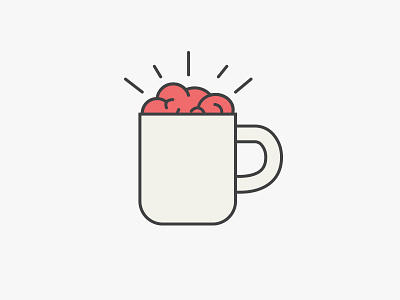 Coffee Brain Icon