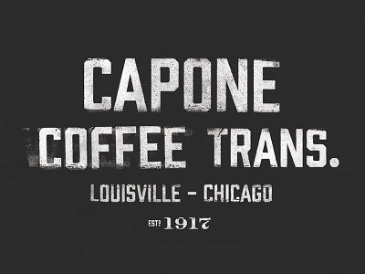 WIP capone coffee louisville whiskey
