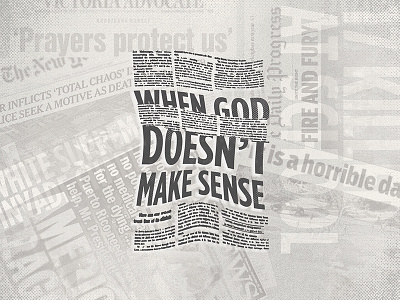 When God Doesn't Make Sense Series series sermon