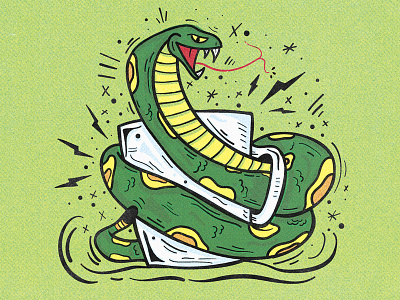 Snake comic debaser snake