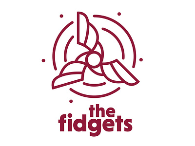 Fidgets fidget spinner logo pegasus