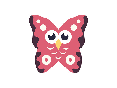 Buttefly Owl WIP butterfly illustration owl