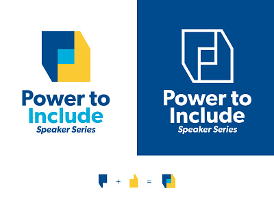 Power To Include logo diversity inclusion logo logo design mark quotes speaker series