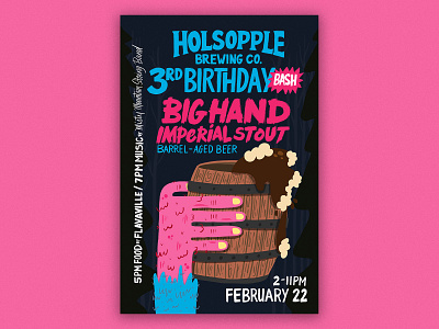 Big Hand Stout Poster