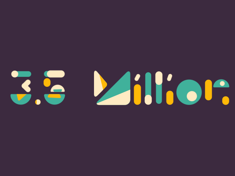 type animation data geometry typography