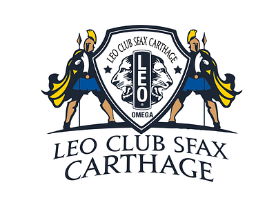 leo club sfax carthege adobe illustrator adobe photoshop animation design art design designs illustrator lions logo logodesign