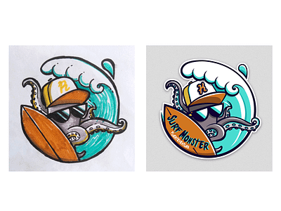 Surf Monster Logo