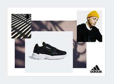 Adidas Falcon adidas editorial editorial design interfacedesign uidesign userinterfacedesign