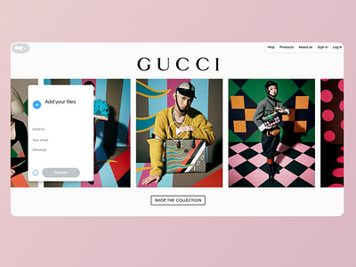 WeTransfer x Gucci