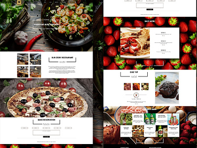 Goose Restaurant cook design food kitchen recipes restaurant site web design