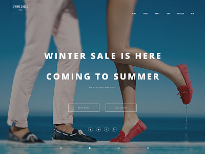 Shoes Store design ecommerce shoes shop store web