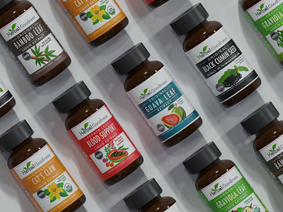 Herbal Goodness blender3d ilustrator medical medical design photoshop productdesign products