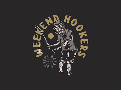 Weekend Hookers artwork design designgraphic illustration photoshop skull