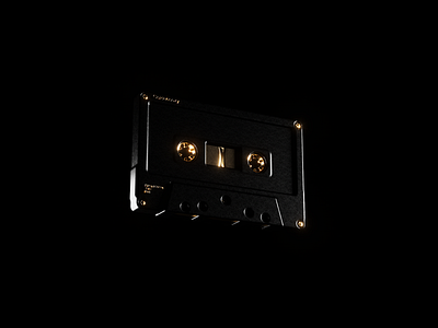 Cassette 3d c4d cassette cassette tape cgi corona render design graphic illustration render