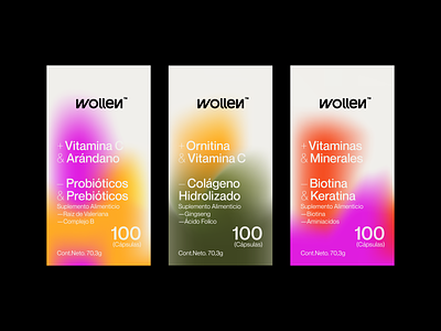Wollen branding graphic design logo natural supplements