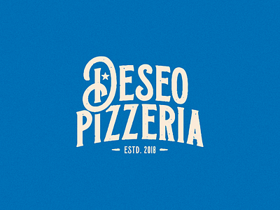 Deseo design logo pizza wish