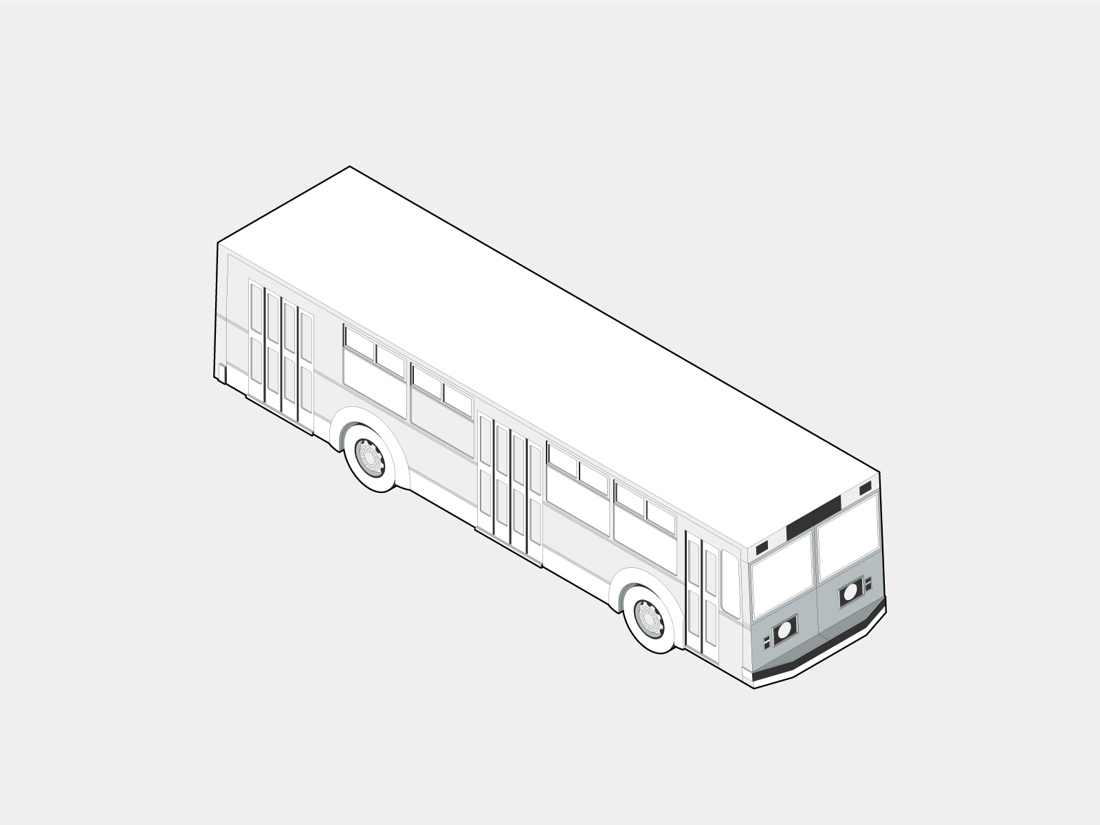 Isometric Bus By Javizapien On Dribbble