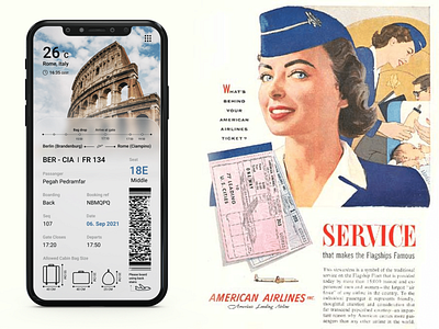 Daily UI Challenge #024 Boarding Pass