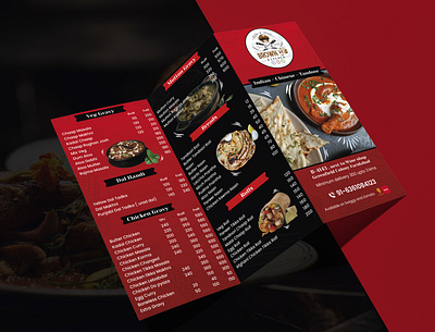 Restaurant Menu Design | Brown Munde Kitchen branding carddesign graphic design menu menudesign printing vector