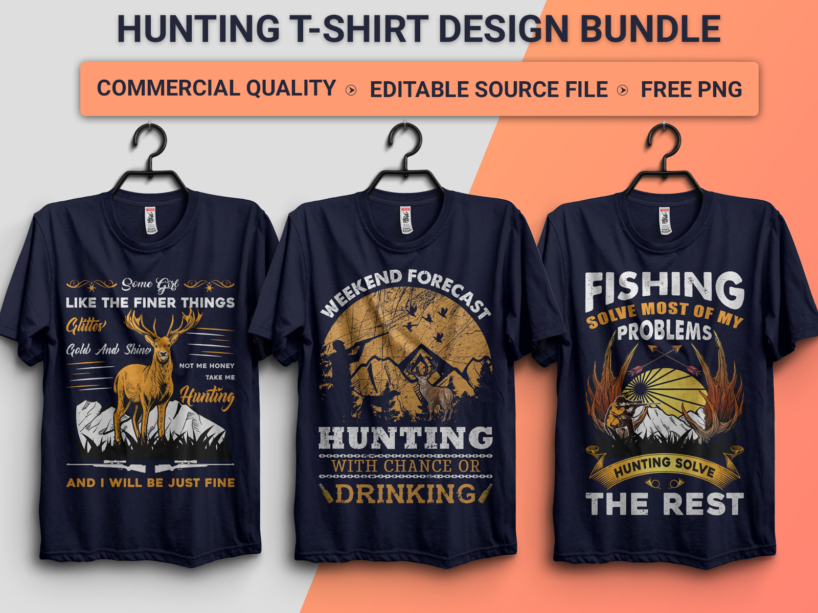 Hunting T-shirt design Bundle by Rakibul Huq Khan Mazlish on Dribbble