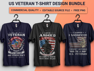 US VETERAN T-SHIRT DESIGN BUNDLE