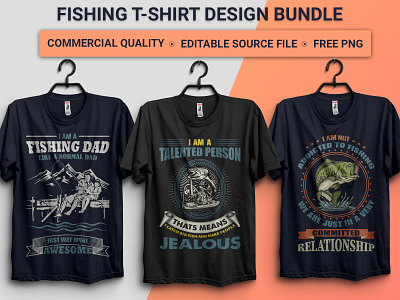 FISHING T-SHIRT DESIGN BUNDLE