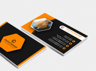 Black and orang color combination corporate business card design brochure design buisness card business card business card mockup business cards flyer flyer design logo logodesign poster design social media design