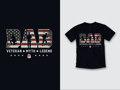 DAD VETERAN T SHIRT