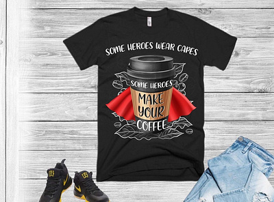some heroes wear capes t shirt design