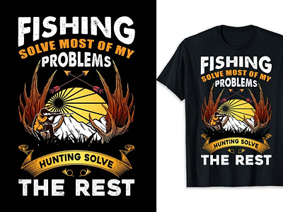 fishing hunting t shirt