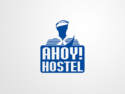 logo ahoy hostel brand design logo logo design logodesign