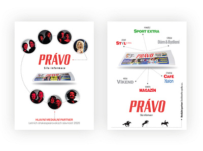 Grafika pro deník Právo brand grafika grafikdesign graphic inzerce noviny tisk