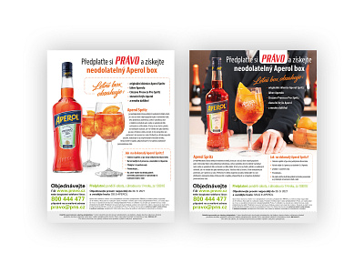 Předplatné deníku Právo s dárky od Aperol Spritz