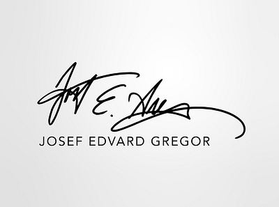 LOGO JOSEF EDVARD GREGOR brand brand identity branding corporate design logo logodesign