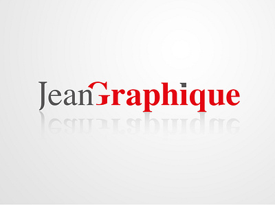 Logo Jean Graphique brand design logo logodesign