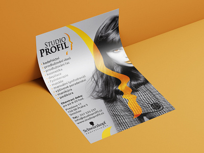 LETAK STUDIO PROFIL brand branding corporate design design graphic leaflet