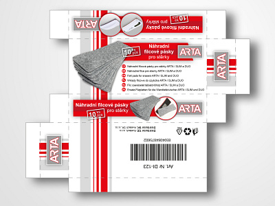 Obal ARTA brand corporate design graphic package design packaging product