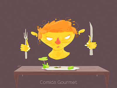 Comida Gourmet character design digital food gourmet ilustration paint vector