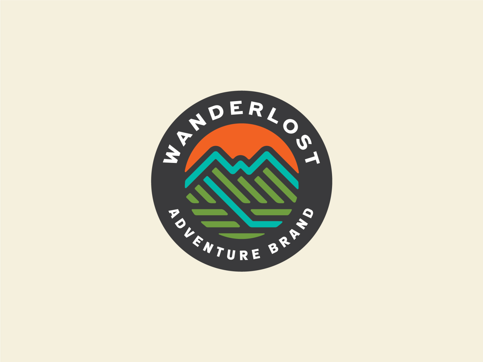 Wanderlost Badge by Eric Parks on Dribbble