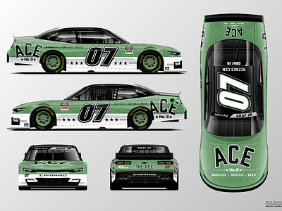 ACE No.3 NASCAR Xfinity Paint Scheme Concept