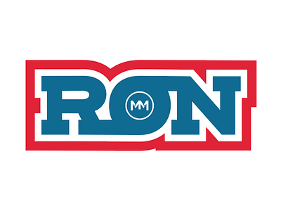 RON draplin logo logotype outline retro serif slab typography vintage